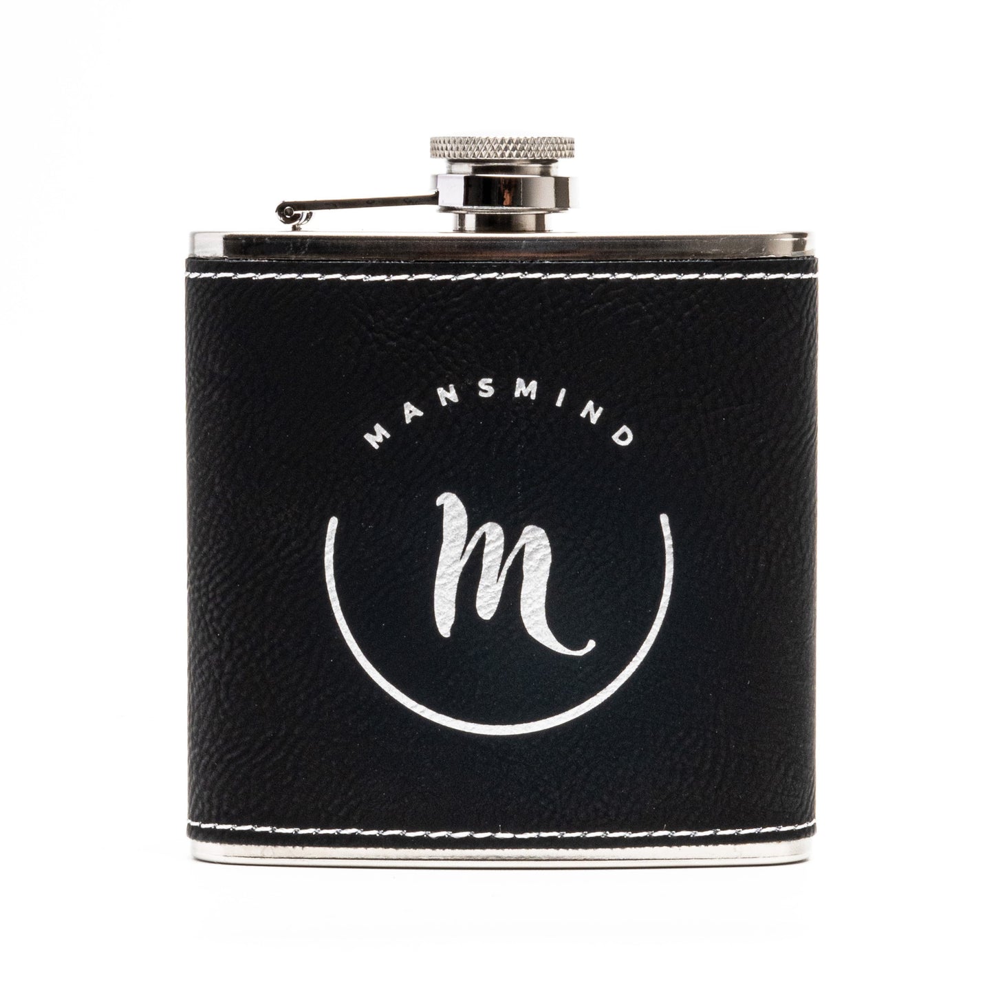 Premium Leather Hip Flask and funnel
