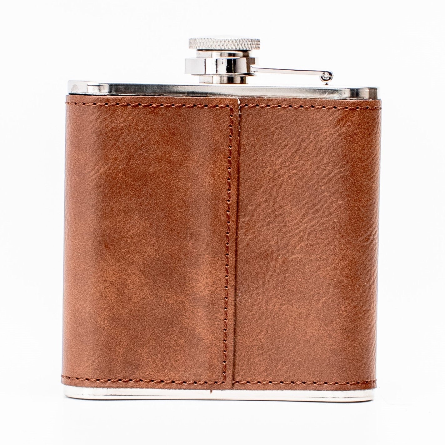 Premium Leather Hip Flask and funnel